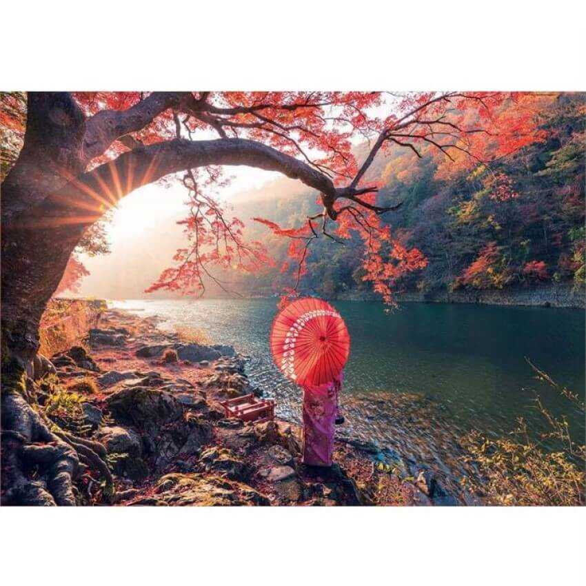 Educa Puzzle Sunrise In Katsura River Japan 1000 Parça