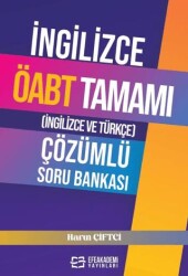 Efe Akademi Yayınları İngilizce ÖABT Tamamı İngilizce ve Türkçe Çözümlü Soru Bankası - Efe Akademi Yayınları