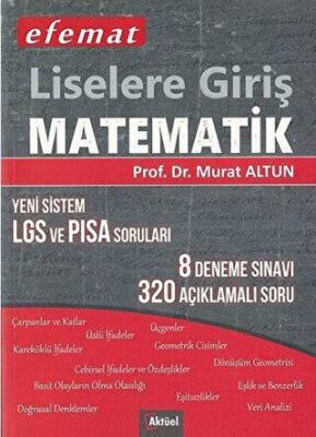 Alfa Aktüel Yayınları Efemat Liselere Giriş Matematik - 1