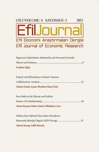 Efil Ekonomi Araştırmaları Dergisi Cilt: 4 Sayı: 3