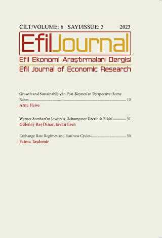 Efil Ekonomi Araştırmaları Dergisi; Cilt: 6 Sayı: 3