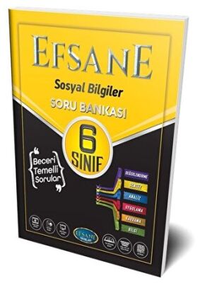 Efsane Yayınları 6. Sınıf Sosyal Bilgiler Soru Bankası - 1