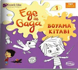 Ege İle Gaga Boyama Kitabı 1 - Burhan Yayınları