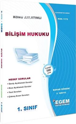 Bilişim Hukuku Bahar Dönemi Konu Anlatımlı Soru Bankası-2.Yarıyıl 1172 - 1