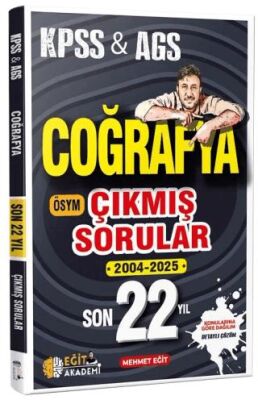 KPSS MEB-AGS Coğrafya Çıkmış Sorular Son 22 Yıl Çözümlü - 1