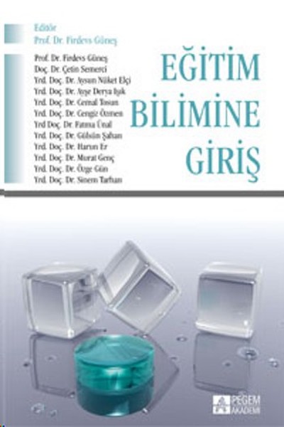 Eğitim Bilimine Giriş - Pegem Akademi Yayıncılık