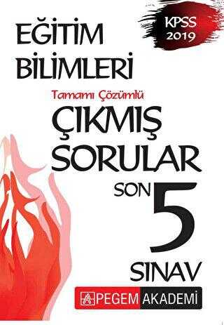 Pegem Akademi Yayıncılık Eğitim Bilimleri Tamamı Çözümlü Çıkmış Sorular Son 5 Sınav - Pegem Akademi Yayıncılık