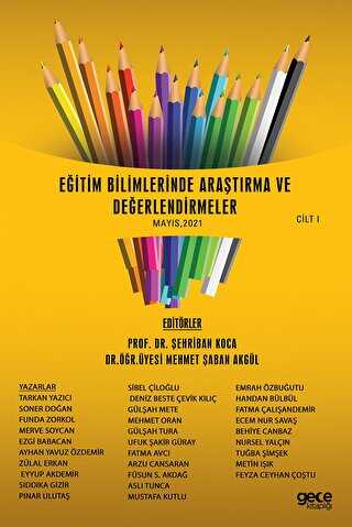 Eğitim Bilimlerinde Araştırma ve Değerlendirmeler Cilt 1 Mayıs 2021 - Gece Kitaplığı