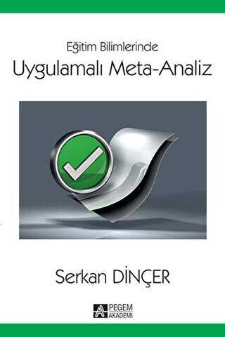Eğitim Bilimlerinde Uygulamalı Meta-Analiz - 2