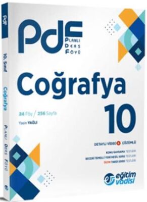 Eğitim Vadisi Yayınları Eğitim Vadisi 10. Sınıf Coğrafya PDF Planlı Ders Föyü - 1