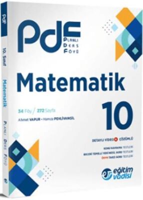 Eğitim Vadisi Yayınları Eğitim Vadisi 10. Sınıf Matematik PDF Planlı Ders Föyü - 1