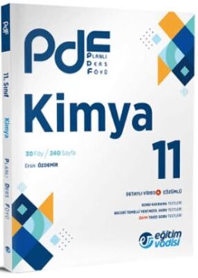 Eğitim Vadisi Yayınları Eğitim Vadisi 11. Sınıf Kimya PDF Planlı Ders Föyü - 1