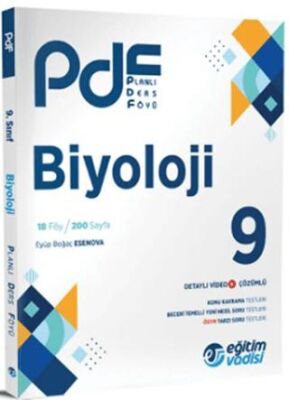 Eğitim Vadisi Yayınları Eğitim Vadisi 9. Sınıf Biyoloji PDF Planlı Ders Föyü - 1