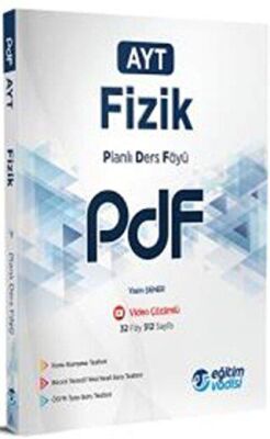 Eğitim Vadisi Yayınları Eğitim Vadisi AYT Fizik Güncel PDF Planlı Ders Föyü - 1