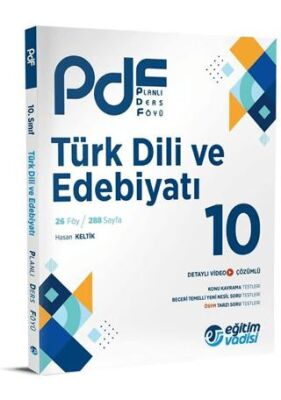 Eğitim Vadisi Yayınları 10. Sınıf Türk Dili Ve Edebiyatı Pdf Planlı Ders Föyü - 1