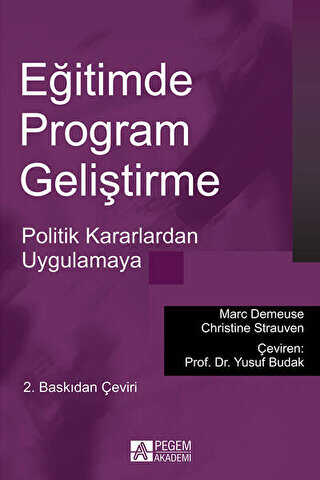 Eğitimde Program Geliştirme - Pegem Akademi Yayıncılık