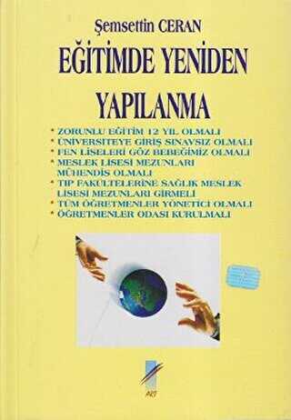 Eğitimde Yeniden Yapılanma - Art Basın Yayın Hizmetleri