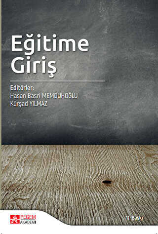 Eğitime Giriş - Pegem Akademi Yayıncılık