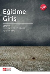 Eğitime Giriş - Ekonomik Boy - Pegem Akademi Yayıncılık