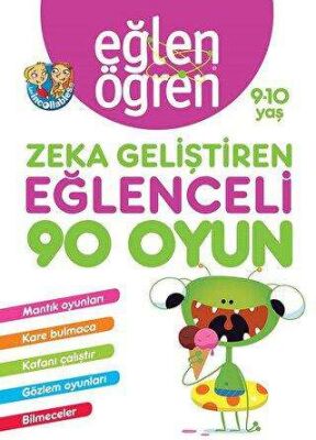 Eğlen Öğren 9-10 Yaş - Zeka Geliştiren Eğlenceli 90 Oyun kapağı