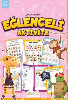 Eğlenceli Aktivite Kitabım - Çocuklar için Eğitici ve Etkinlikli Aktivite - 1