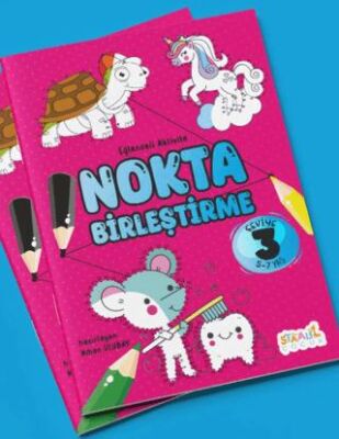 Eğlenceli Aktivite Nokta Birleştirme - Boyama ve Aktivite Kitabı - Seviye 3 - 1