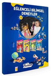 Eğlenceli Bilimsel Deneyler Serisi 4 Kitap - Teleskop Popüler Bilim
