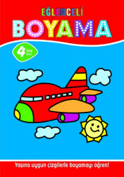 Eğlenceli Boyama 2 - 4 Yaş Üstü 4`lü Pastel Boya Hediyeli - Parıltı Yayınları