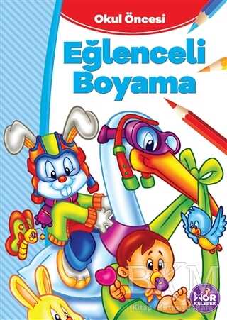 Eğlenceli Boyama - Mor Kelebek
