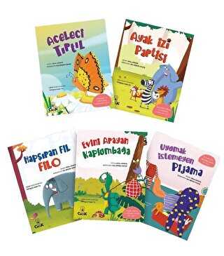 Eğlenceli Hikayelerle Kazanımlar Serisi 5 Kitap Takım - Floki Çocuk
