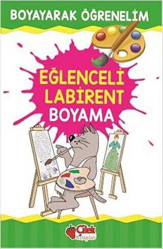 Eğlenceli Labirent Boyama - Çilek Kitaplar
