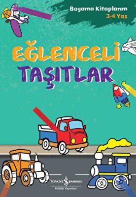 Eğlenceli Taşıtlar - Boyama Kitaplarım 3 - 4 Yaş - 1