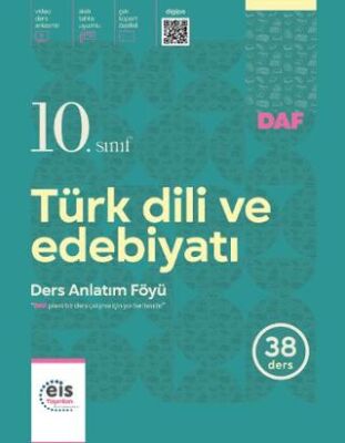 Eis Yayınları 10. Sınıf Türk Dili ve Edebiyatı Ders Anlatım Föyü - 1