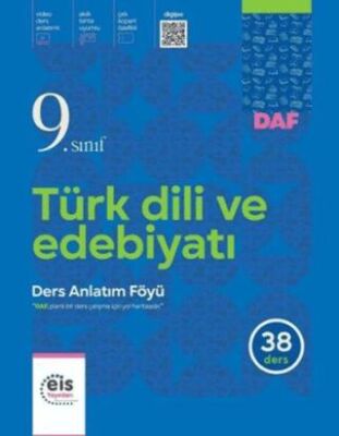 Eis Yayınları 9. Sınıf DAF Türk Dili ve Edebiyatı - 1