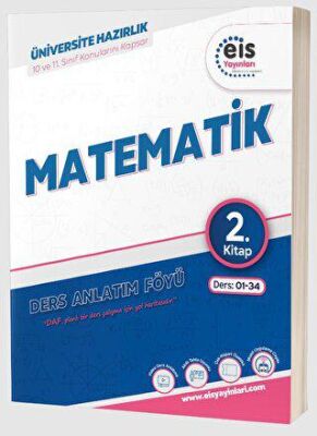 Eis Yayınları YKS - Mavi Set - DAF - Matematik - 2. Kitap - 1