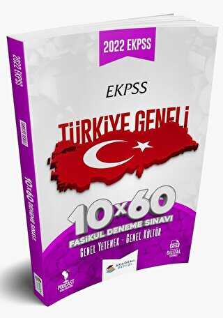 Akademi Denizi Yayıncılık EKPSS Türkiye Geneli 10 x 60 Fasikül Deneme