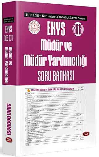 Data Yayınları EKYS 2019 Müdür ve Müdür Yardımcılığı Soru Bankası