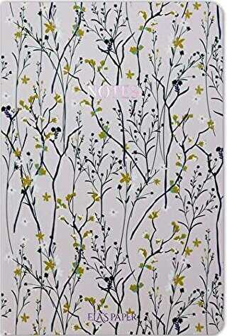 Floral Pembe - Defter - Elaspaper