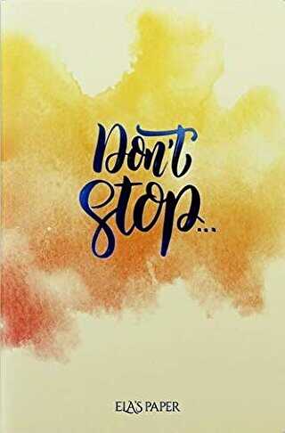 Watercolor Don`t - Defter - Elaspaper