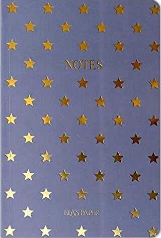 Yıldızlı Mor - Defter - Elaspaper