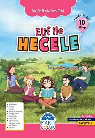 Elif ile Hecele Okuma Seti 10 Kitap Takım - Martı Çocuk Yayınları