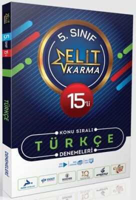 Elit Karma 5. Sınıf 15`li Konu Sıralı Türkçe Denemeleri - 1