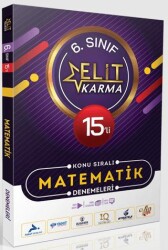 Elit Karma 6. Sınıf 15`li Konu Sıralı Matematik Denemeleri - PARAF Yayınları