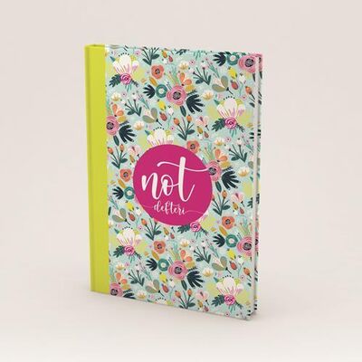 Elma Kırtasiye 14x20 Çiçek Serisi 120 Yaprak Kareli - 2