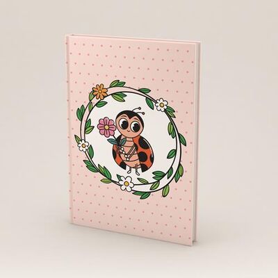 Elma Kırtasiye 14x20 Uğur Böceği Serisi 120 Yaprak Çizgili - 5