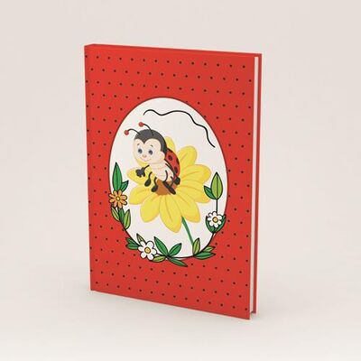 Elma Kırtasiye 14x20 Uğur Böceği Serisi 120 Yaprak Kareli - 2