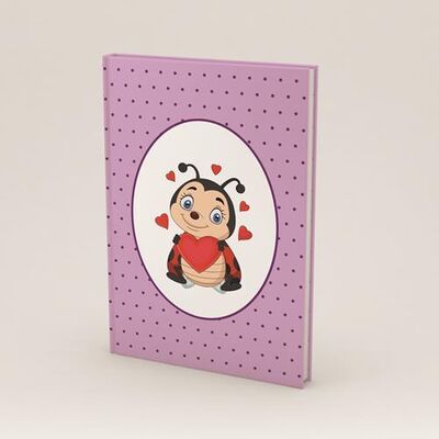 Elma Kırtasiye 14x20 Uğur Böceği Serisi 120 Yaprak Kareli - 3