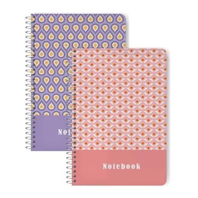 Elma Kırtasiye 17x24 Notebook Serisi Spiralli 120 Yaprak Kareli - 1