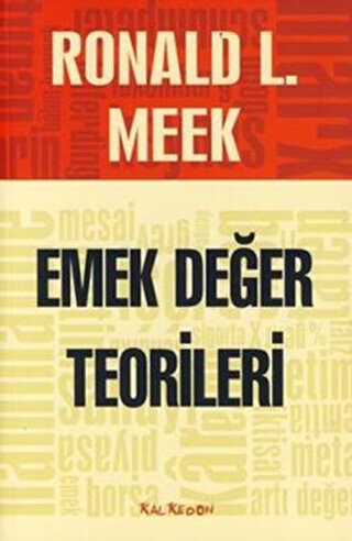 Emek Değer Teorileri - Kalkedon Yayıncılık