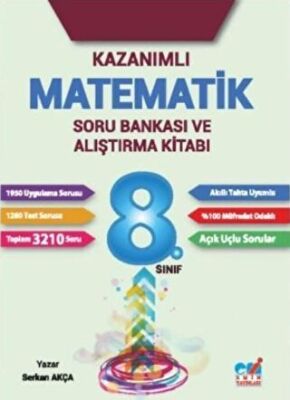 Emin Yayınları 8. Sınıf 2017 Kazanımlı Matematik Soru Bankası ve Alıştırma Kitabı - 1